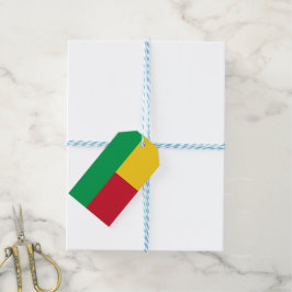 Benin Flag Cadeaulabel