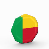 Benin Flag Fotoblokken (Links)