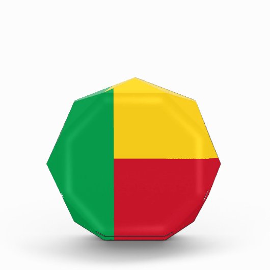 Benin Flag Fotoblokken (Voorkant)