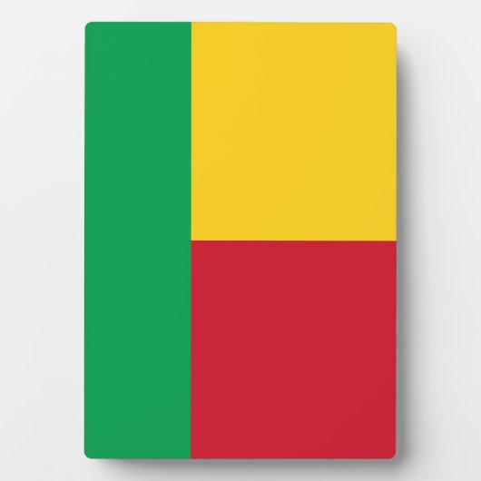 Benin Flag Fotoplaat (voorkant)