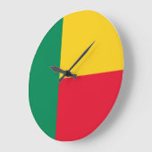 Benin Flag Grote Klok (Hoek)
