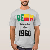 Benin Flag Independence Celebration T-Shirt (Voorkant)