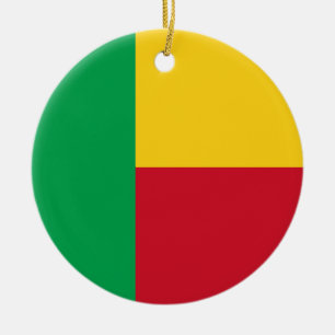 Benin Flag Keramisch Ornament