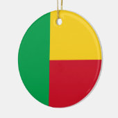 Benin Flag Keramisch Ornament (Links)
