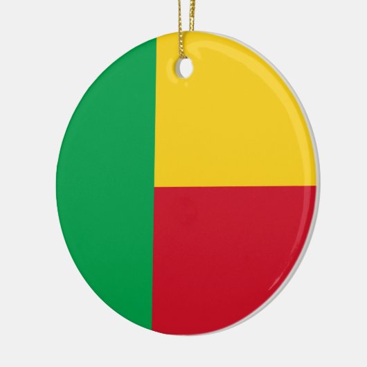 Benin Flag Keramisch Ornament (Links)