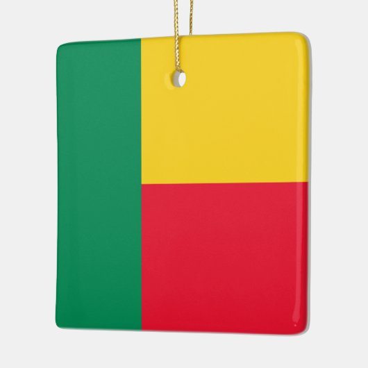 Benin Flag Keramisch Ornament (Links)