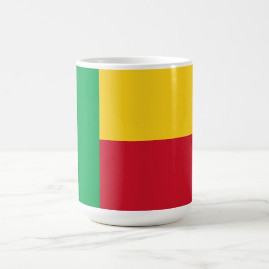 Benin Flag Koffiemok (Center)