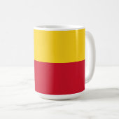Benin Flag Koffiemok (Voorkant rechts)