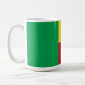 Benin Flag Koffiemok (Links)