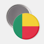 Benin Flag Magneet (Voorkant / Achterkant)