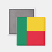 Benin Flag Magneet (Voorkant / Achterkant)
