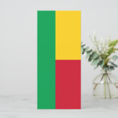 Benin Flag Menu (Staand voorkant)