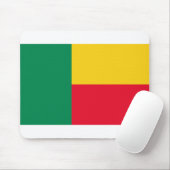 Benin Flag Muismat (Met muis)
