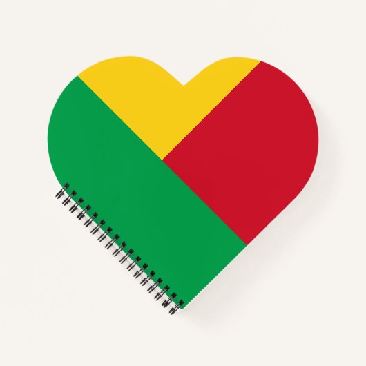 Benin Flag Notitieboek (Voorkant)