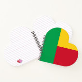 Benin Flag Notitieboek (Binnen)