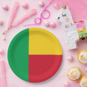 Benin Flag Papieren Bordje (Feest)
