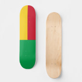 Benin Flag Persoonlijk Skateboard (Voorkant)