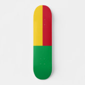 Benin Flag Persoonlijk Skateboard (Voorkant)