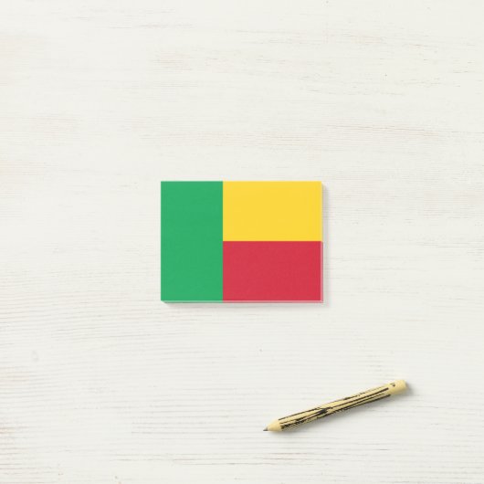 Benin Flag Post-it® Notes (Op bureau)
