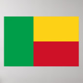 Benin Flag Poster (Voorkant)