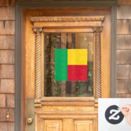 Benin Flag Raamsticker