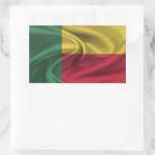 Benin Flag Rechthoekige Sticker (Tas)