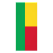 Benin Flag Reclamekaart (Voorkant)
