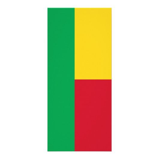 Benin Flag Reclamekaart (Achterkant)