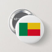 Benin Flag Ronde Button 5,7 Cm (Voorkant /achterkant)