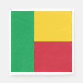 Benin Flag Servet (Voorkant)