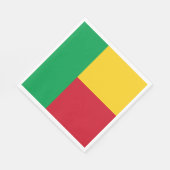 Benin Flag Servet (Hoek)