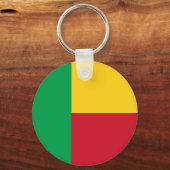 Benin Flag Sleutelhanger (Voorkant)