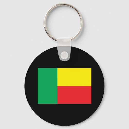 Benin Flag Sleutelhanger (Voorkant)