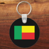 Benin Flag Sleutelhanger (Voorkant)