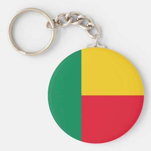 Benin Flag Sleutelhanger (Voorkant)