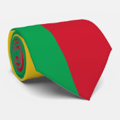 Benin Flag Stropdas (Opgerold)