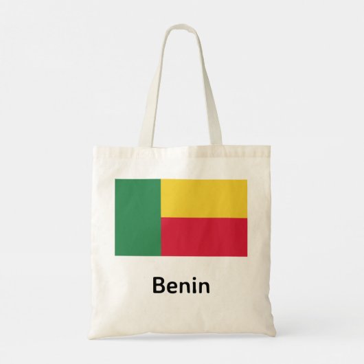 Benin Flag Tote Bag (Achterkant)