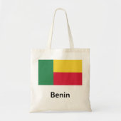 Benin Flag Tote Bag (Voorkant)