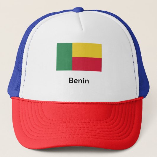 Benin Flag Trucker Pet (Voorkant)