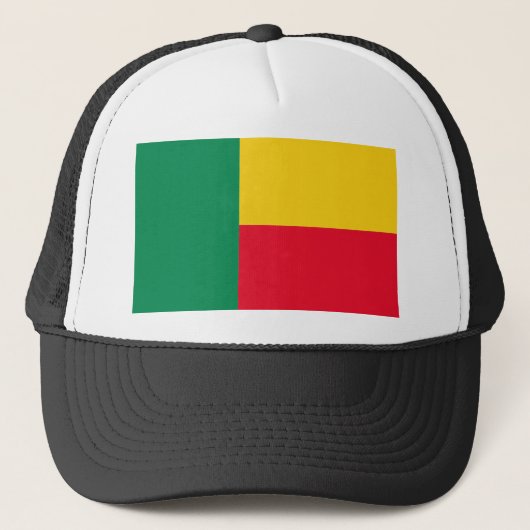 Benin Flag Trucker Pet (Voorkant)