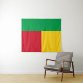 Benin Flag Wandkleed (In Situ (horizontaal))