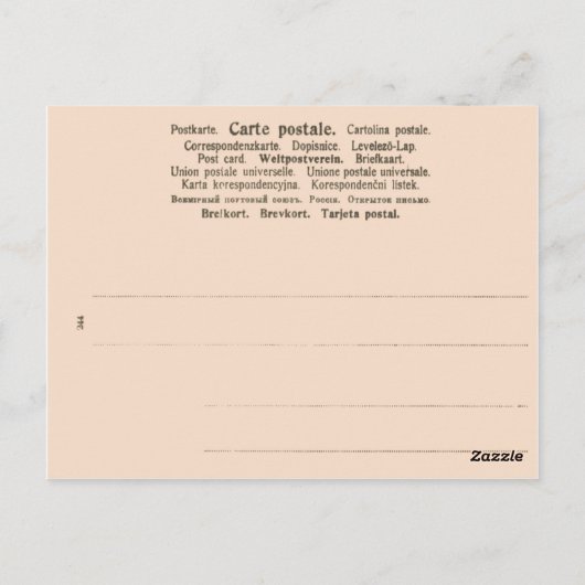 Benin, Hotel de l Sud, Cotonou, Briefkaart (Achterkant)