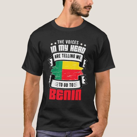 Benin In My Head T-shirt (Voorkant)