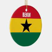 Benin kerstversiering keramisch ornament (Rechts)