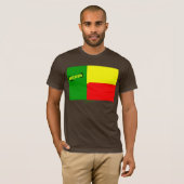 Benin-kleuren T-shirt (Voorkant volledig)