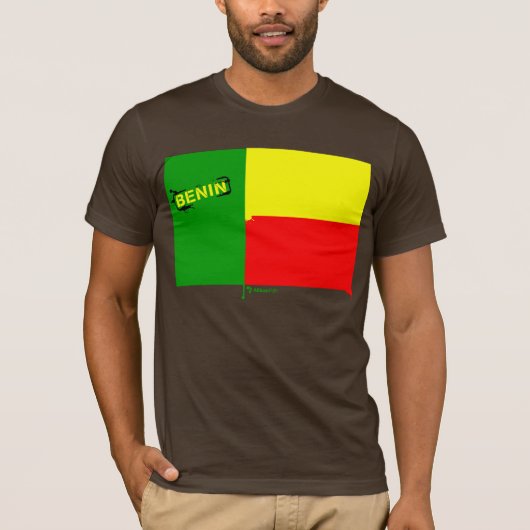 Benin-kleuren T-shirt (Voorkant)
