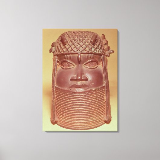 Benin-masker Canvas Afdruk (Voorkant)