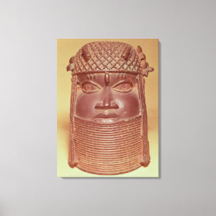 Benin-masker Canvas Afdruk