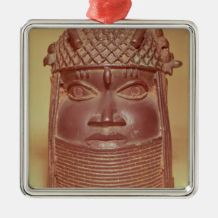 Benin-masker Metalen Ornament