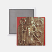 Benin plaque magneet (Voorkant / Achterkant)